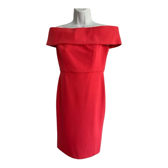 Calvin Klein Coral Dress Sz4P - Picture 3 of 7